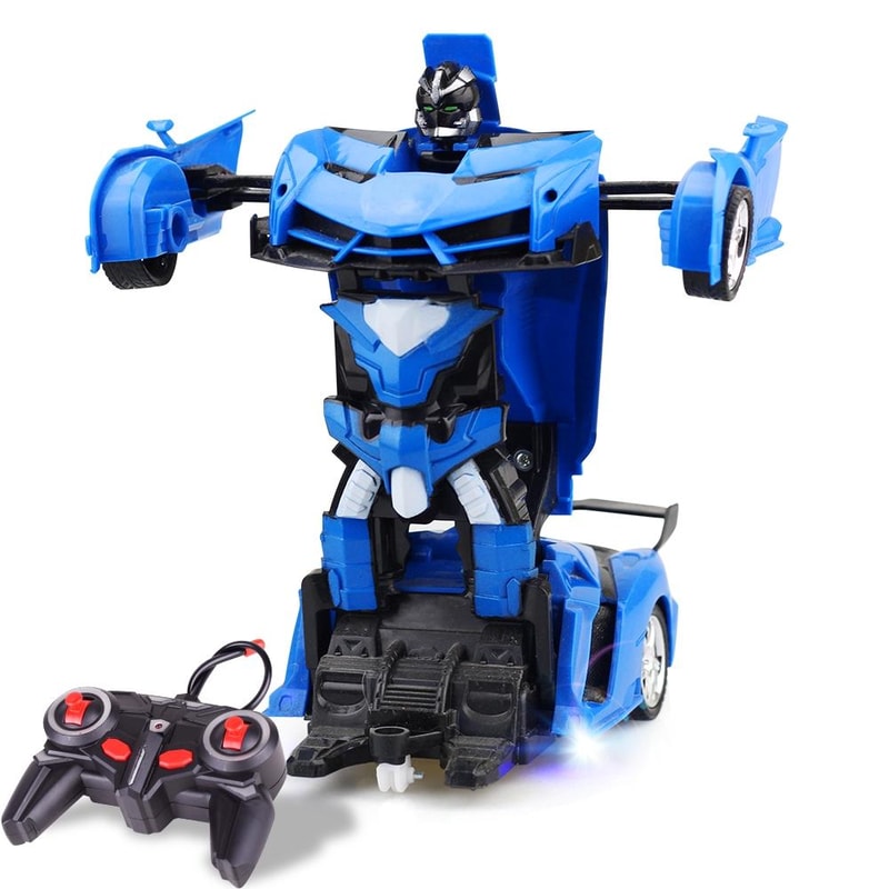 Transforming Remote Control Car Toy with One Key Deformation and Stunt Driving Action