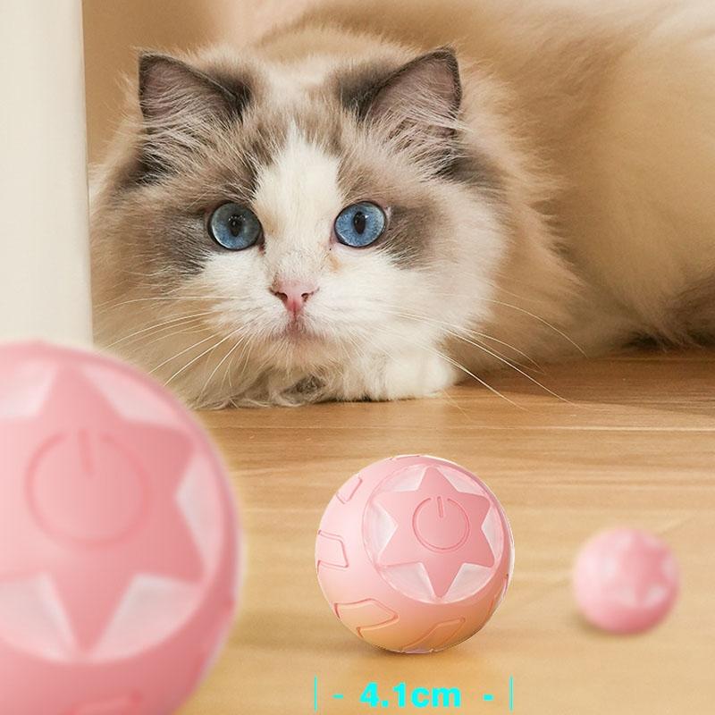 Smart Interactive Cat Ball Toy With LED Light And Motion Sensor For Indoor Pets 7
