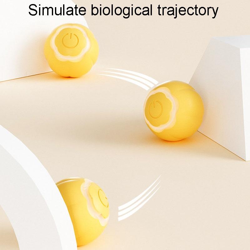 Smart Interactive Cat Ball Toy Automatic Rolling LED Pet Play Ball For Cats And Small Dogs 4