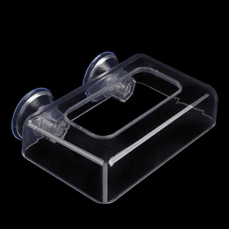 Acrylic Fish Tank Feeder Ring Floating Aquarium Feeding Ring With Suction Cup For Clean Feeding 11