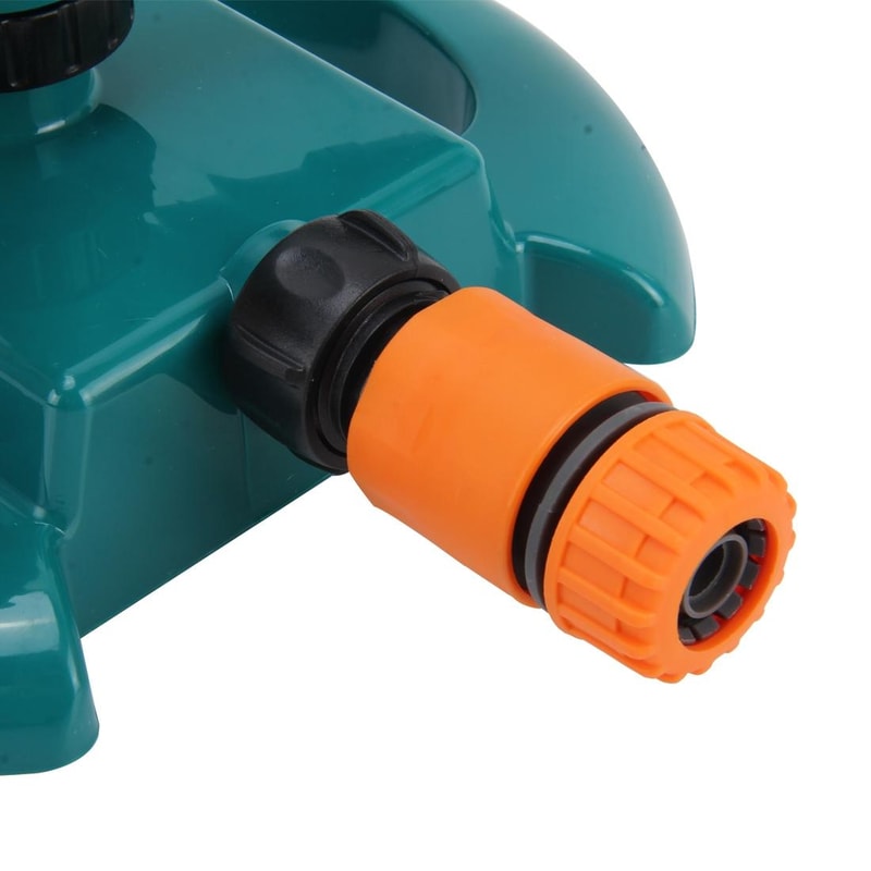 360 Rotating Garden Sprinkler With Adjustable Range 12 Inch Connector 4