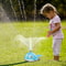 Dolphin Splash Rotating Sprinkler Toy Outdoor Water Spray for Kids Summer Fun