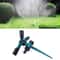360° Rotating Garden Sprinkler with Adjustable Spray Arms & Spike Base Lawn Irrigation System