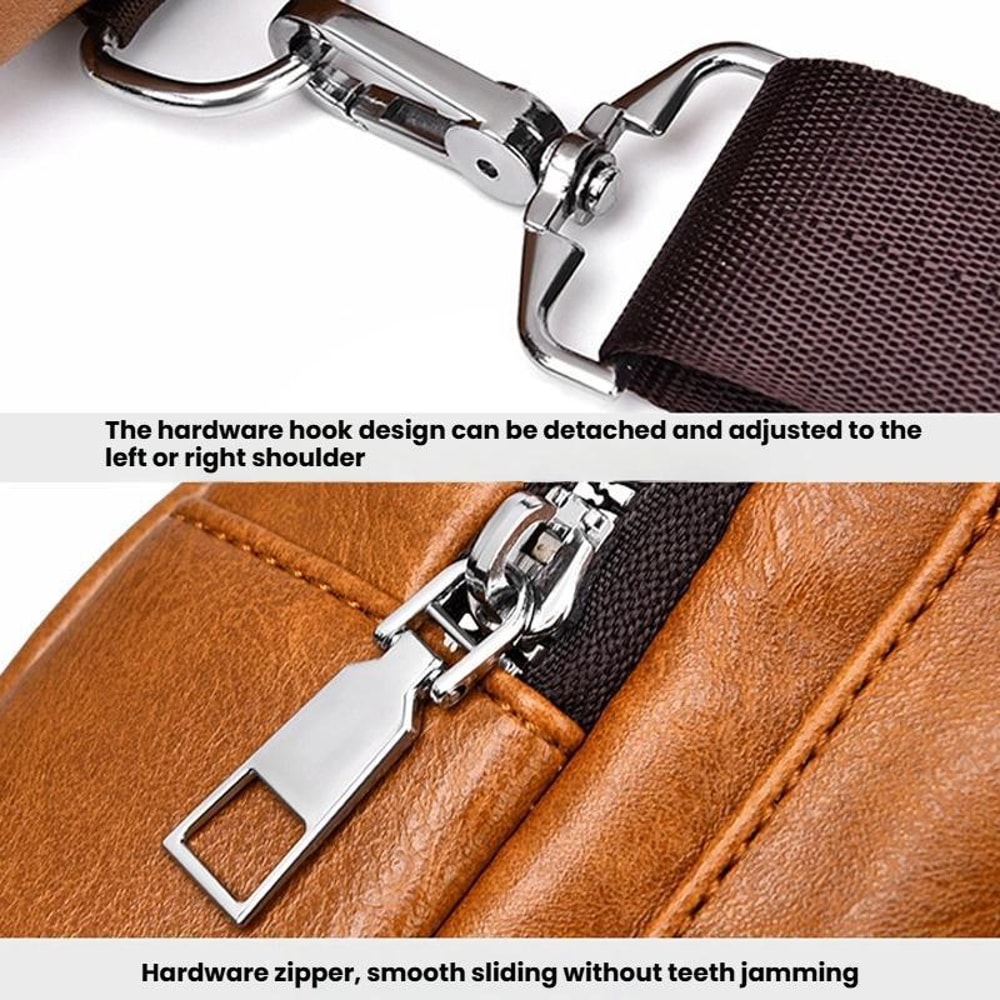 Lightweight Men Crossbody Chest Bag For Travel Hiking Sling Backpack 4