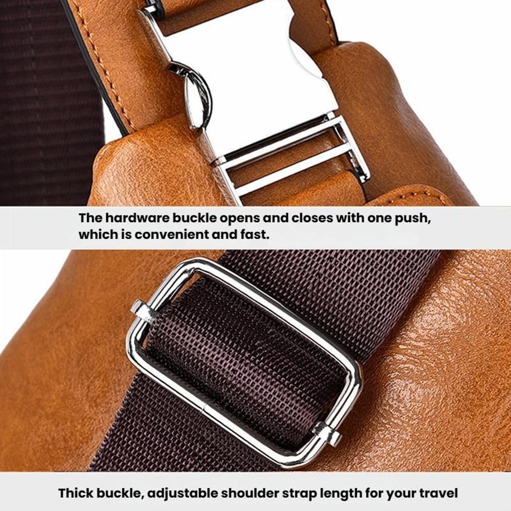 Lightweight Men Crossbody Chest Bag For Travel Hiking Sling Backpack 5