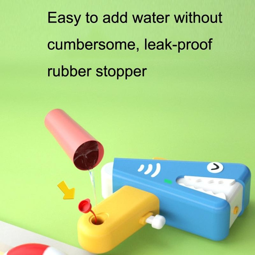 Kids Push Water Spray Toy Shark Beach Blaster Summer Outdoor Fun 5