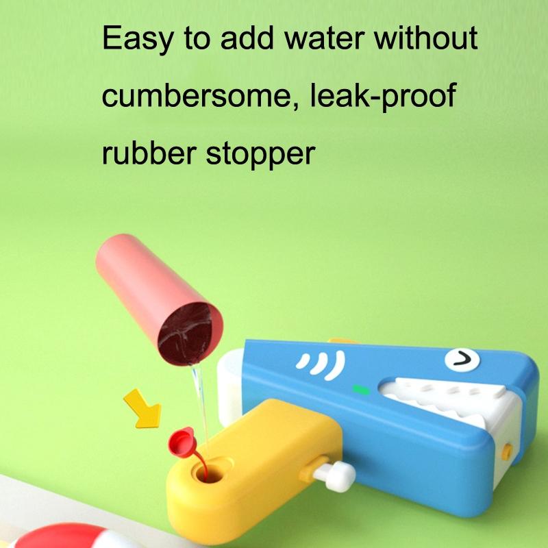 Kids Push Water Spray Toy Shark Beach Blaster Summer Outdoor Fun 5