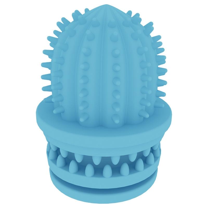 Dog Chew Toy For Teeth Cleaning Cactus Dental Chew Toy Durable Puppy Teething Toy 2