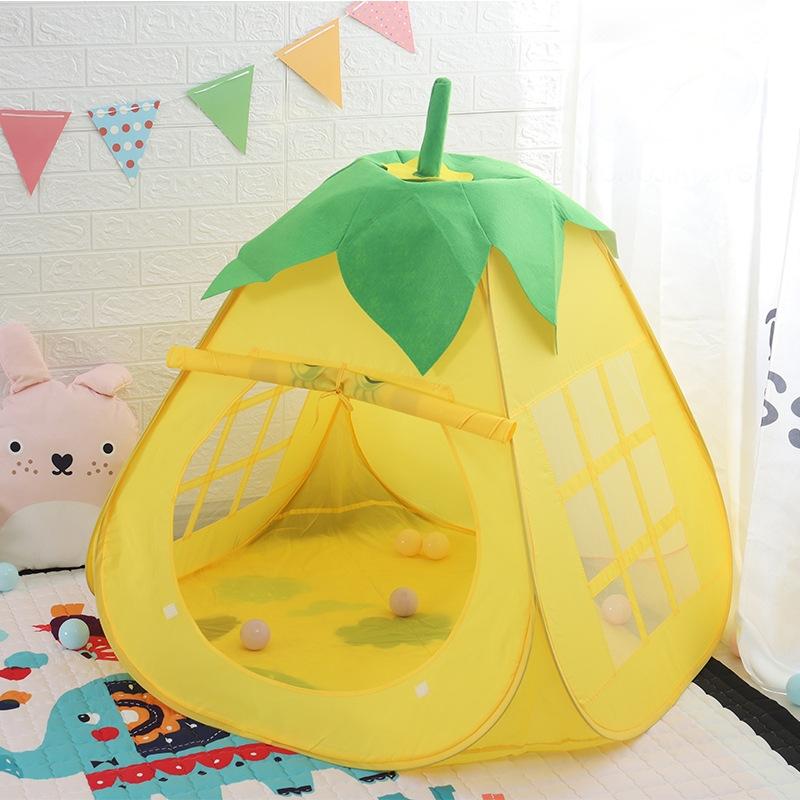 Foldable Kids Play Tent Indoor Playhouse with Breathable Mesh for Toddlers and Children