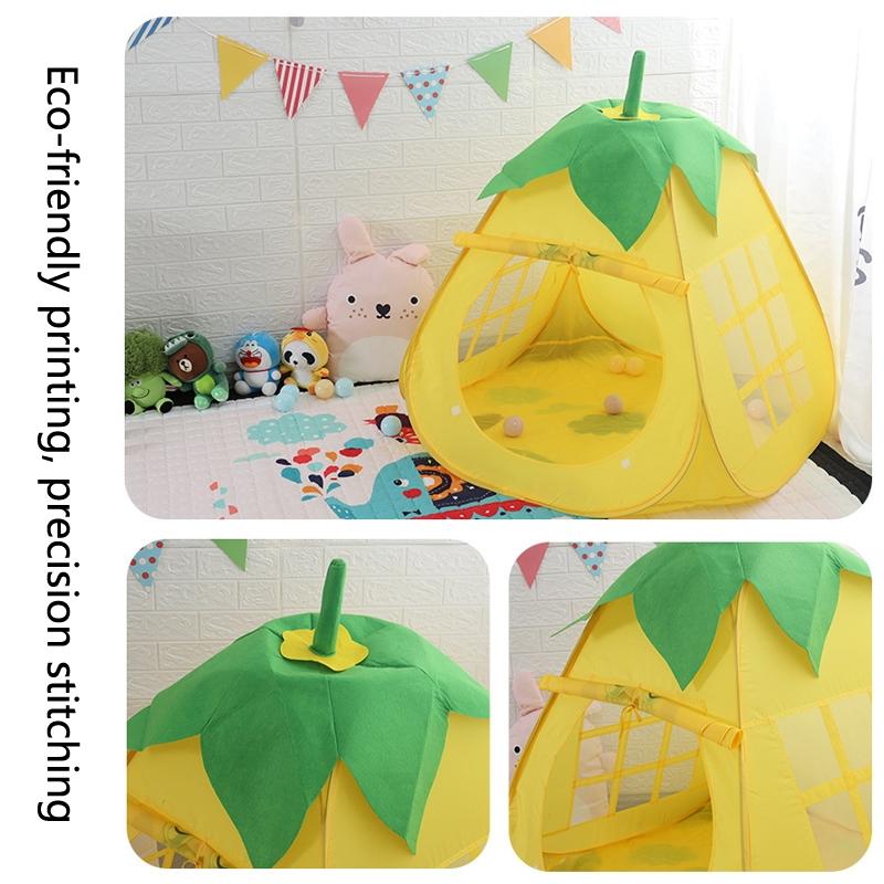 Foldable Kids Play Tent Indoor Playhouse with Breathable Mesh for Toddlers and Children