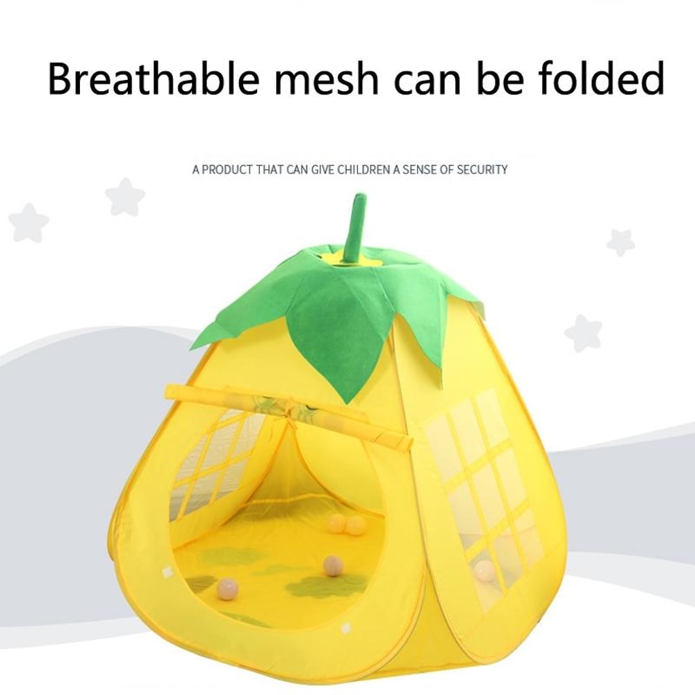 Foldable Kids Play Tent Indoor Playhouse with Breathable Mesh for Toddlers and Children