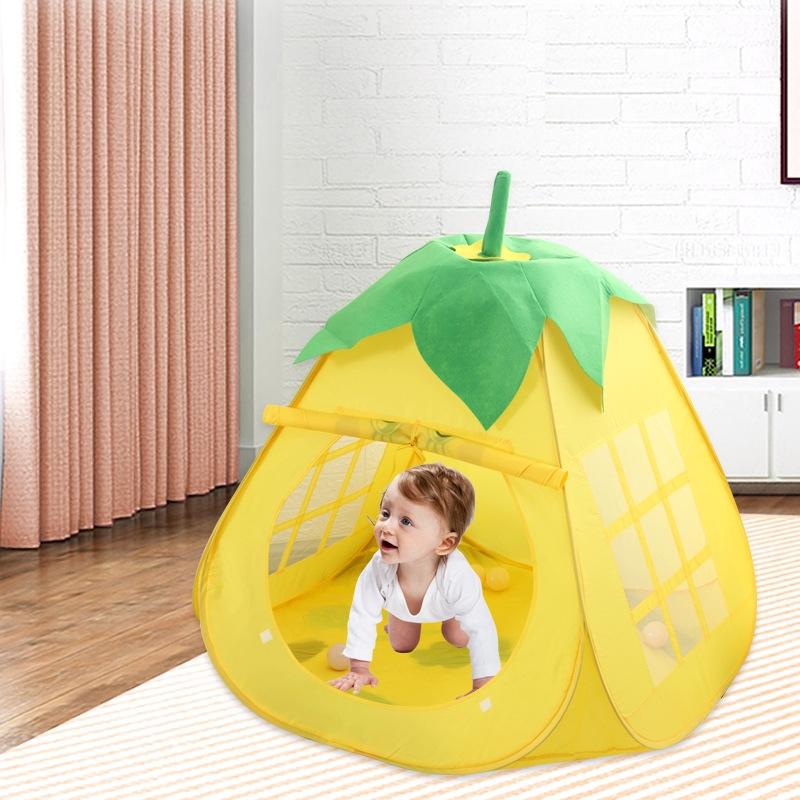 Foldable Kids Play Tent Indoor Playhouse with Breathable Mesh for Toddlers and Children
