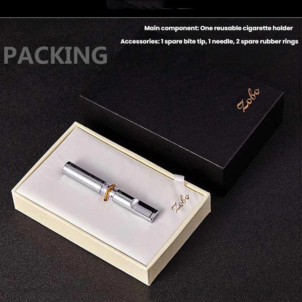 Reusable Cigarette Filter Metal Holder Universal Washable Tip For All Cigarette Sizes 7