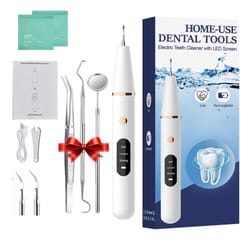 ultrasonic dental scaler with led light for plaque and tartar removal
