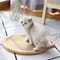 Solid Wood Cat Scratching Board with Sisal Rope Durable Cat Scratcher for Furniture Protection