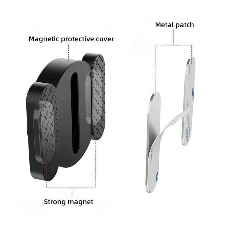Magnetic AirTag Motorcycle Mount Case Silicone Protective Cover For Secure Tracking 3