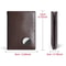 RFID Blocking AirTag Wallet Leather Card Holder With PullOut Slots Tracker Pocket 2