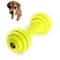 High-Intensity Rubber Dog Chew Toy Dumbbell Bite Resistant Dental Toy for Puppies and Active Dogs