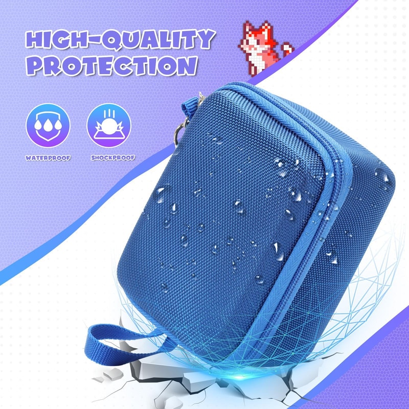 Disney Bitzee Digital Pet Carrying Case, Hard Shell Storage Organizer for Interactive Virtual Pets Travel Safe
