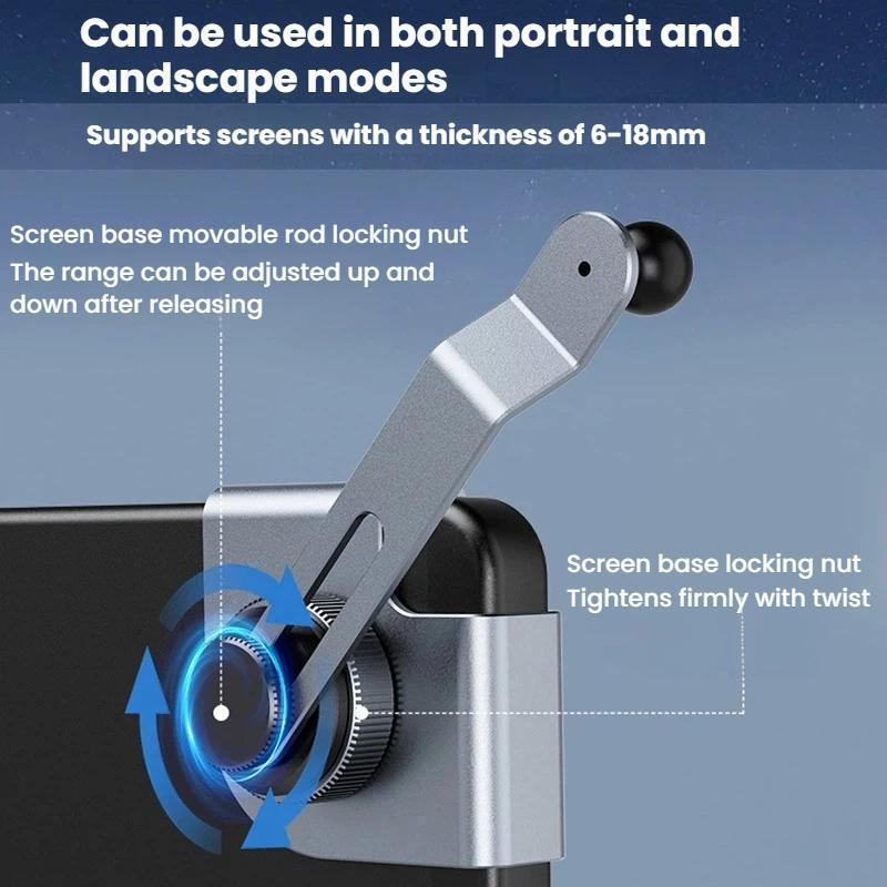 Rotatable Car Phone Holder For Dashboard With 360 Adjustable Mount For Tesla BYD NIO Displays 2