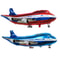 Cartoon Airplane Balloon Toy Set for Kids Birthday Party Decoration and Fun Play