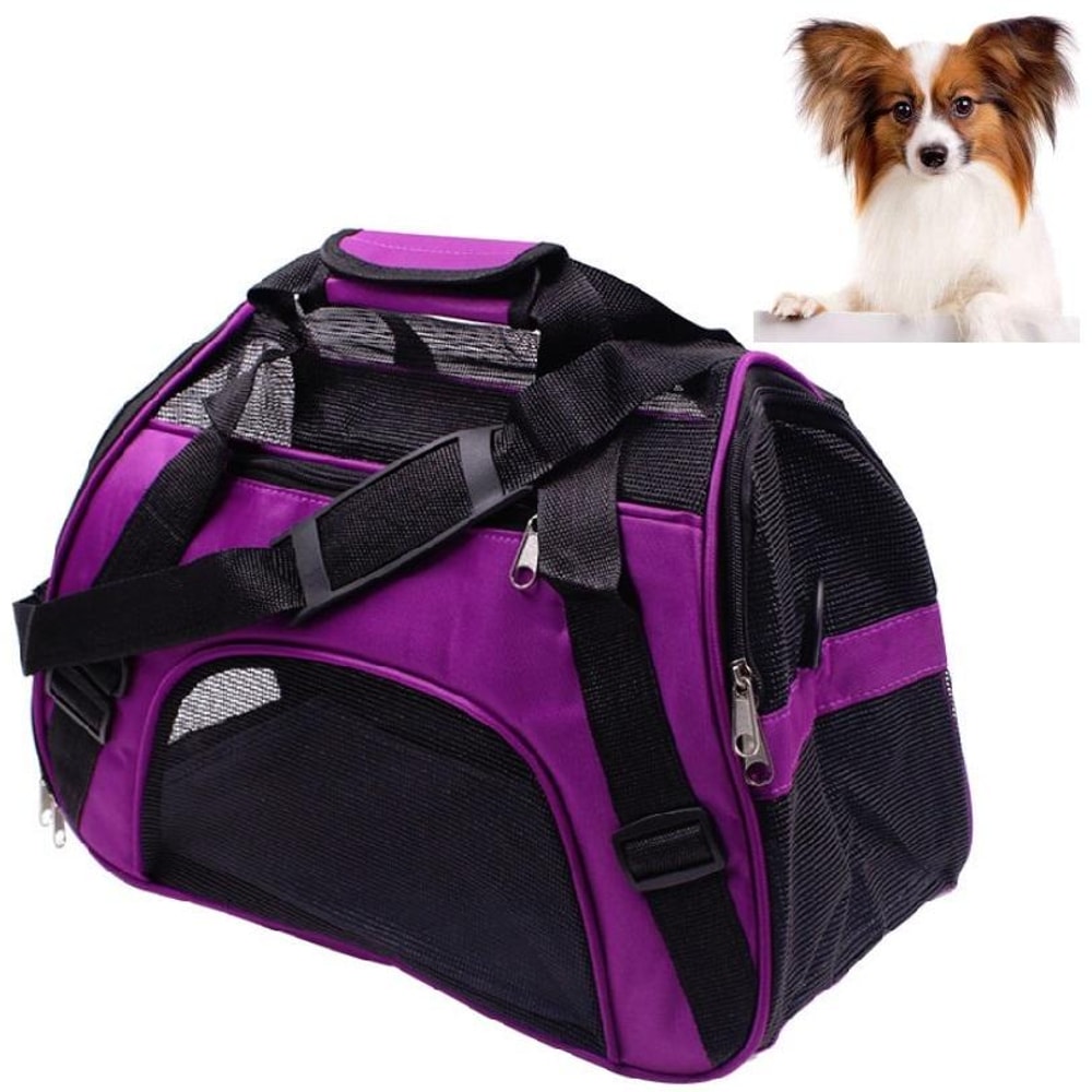 Portable Pet Backpack Carrier Breathable Folding Dog Travel Bag 2