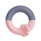 Silicone Baby Teether Toy Safe Gum Relief Infant Teething Ring With Easy Grip Design 0