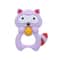 Baby Raccoon Silicone Teething Toy Rattle Safe BPA Free Teether For Infants 1