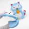 Baby Raccoon Silicone Teething Toy Rattle Safe BPA Free Teether For Infants 5