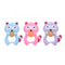 Baby Raccoon Silicone Teething Toy Rattle Safe BPA Free Teether For Infants 10