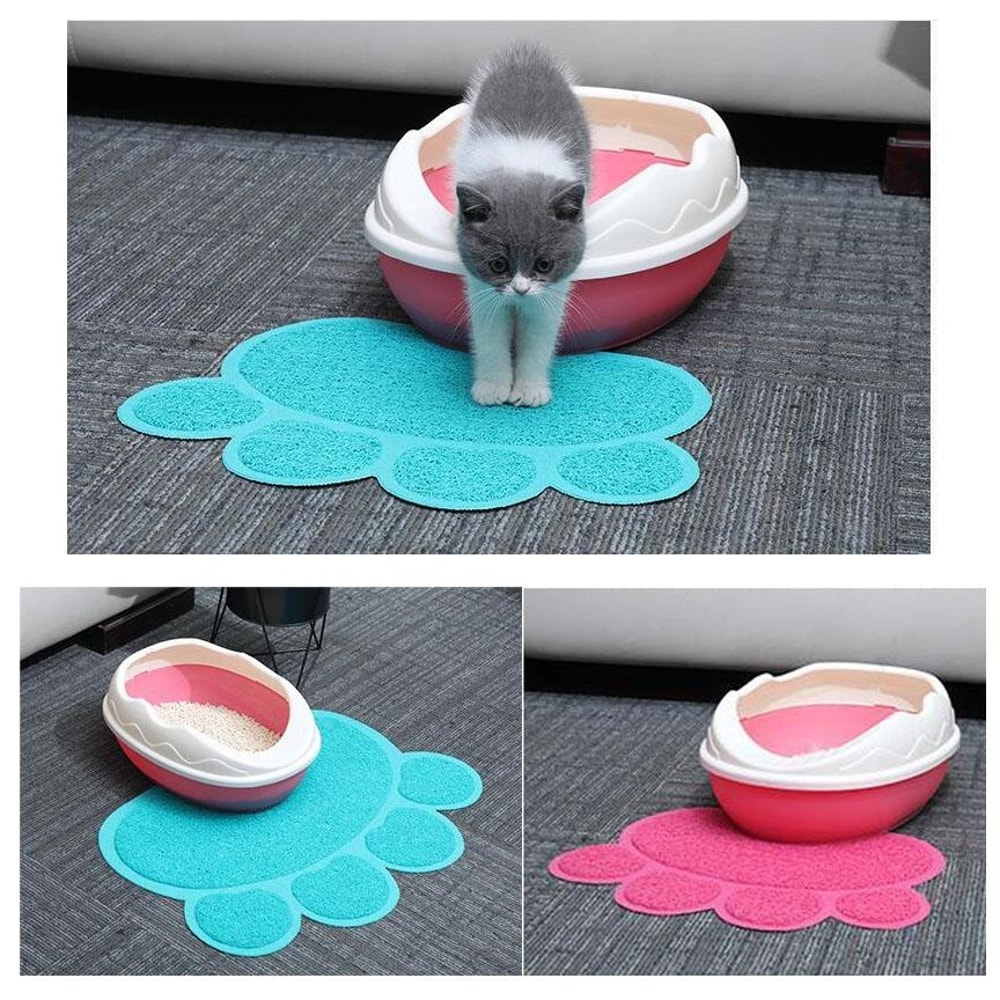 AntiTracking Cat Litter Mat Claw Design Waterproof Cat Mat With NonSlip Grip 1