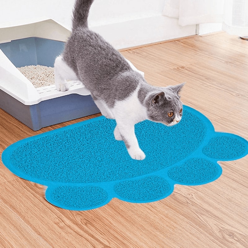 AntiTracking Cat Litter Mat Claw Design Waterproof Cat Mat With NonSlip Grip 8