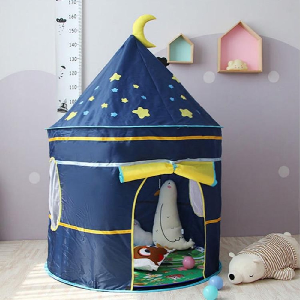 Kids Indoor Play Tent Yurt Playhouse Foldable Children Toy House