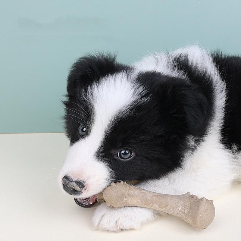 Durable Dog Chew Bone Toy For Aggressive Chewers Teething Training Stick 0