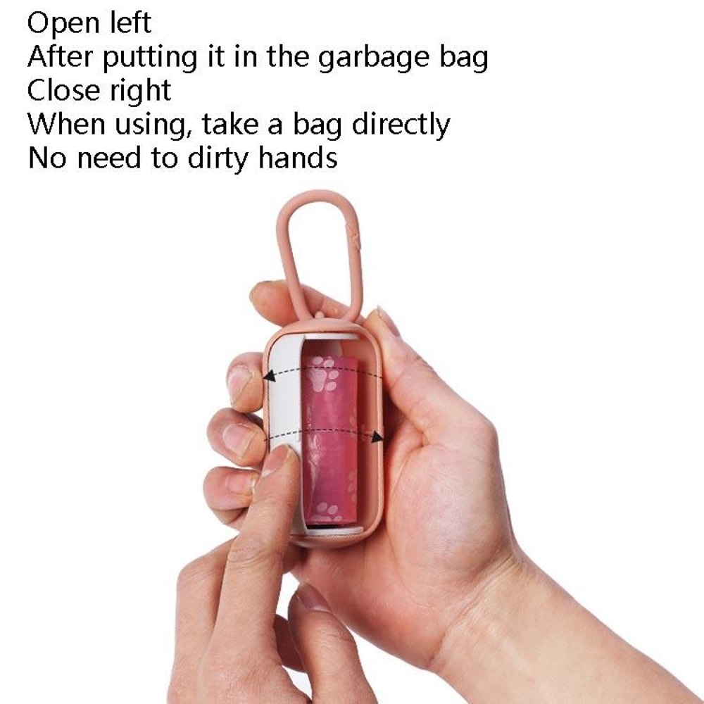 Portable Dog Poop Bag Dispenser Scoop Compact Pet Waste Scooper For Clean Walks 2