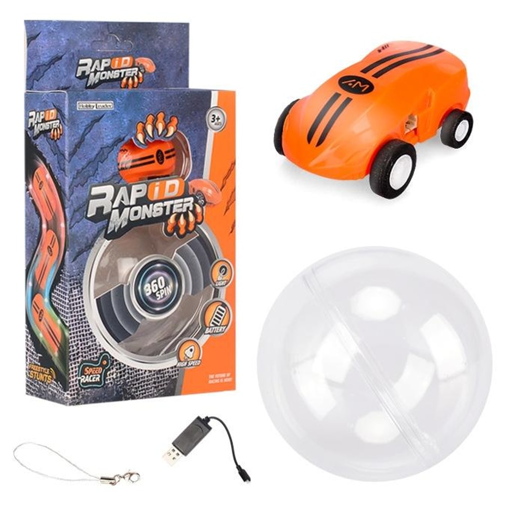 Mini High Speed Laser Racing Car Toy Stunt LED Pocket Car