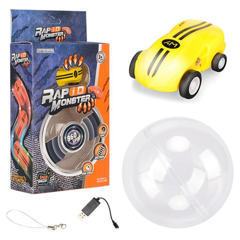 Mini High Speed Laser Racing Car Toy Stunt LED Pocket Car