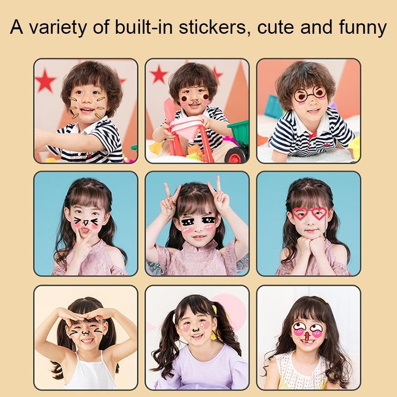 Kids Instant Print Camera With HD Screen Thermal Printing Camera For Kids Fun Creative Toy 4