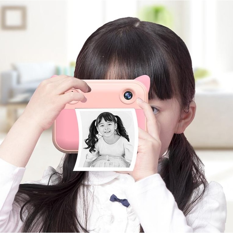 Kids Instant Print Camera With HD Screen Thermal Printing Camera For Kids Fun Creative Toy 7