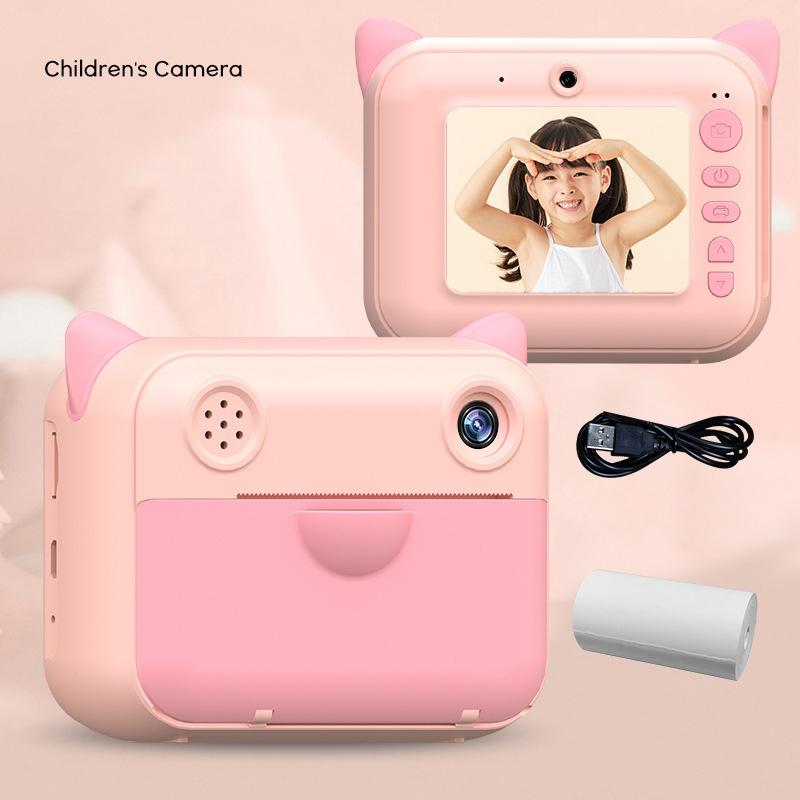 Kids Instant Print Camera With HD Screen Thermal Printing Camera For Kids Fun Creative Toy 8