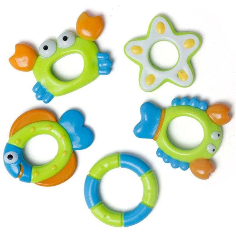 Octopus Ring Toss Baby Bath Toy, Interactive Kids Water Toy Set for Toddlers