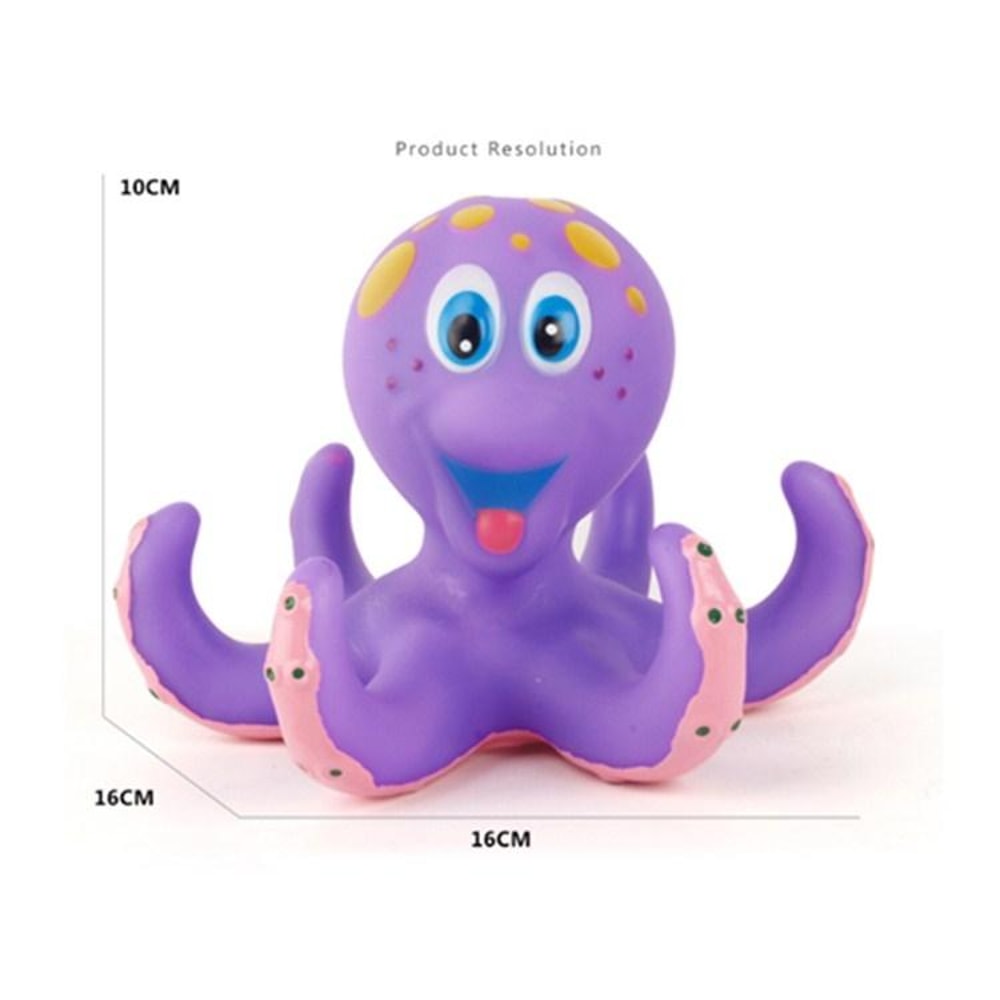 Octopus Ring Toss Baby Bath Toy, Interactive Kids Water Toy Set for Toddlers