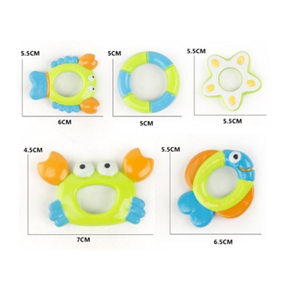 Octopus Ring Toss Baby Bath Toy, Interactive Kids Water Toy Set for Toddlers