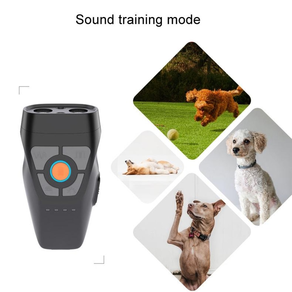 Ultrasonic Dog Repeller Trainer With Flashlight And Power Bank 5