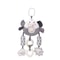 High Contrast Baby Stroller Mobile Toy, Black White Infant Wind Chime Sensory Hanging Toy