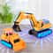 Kids Excavator Toy With Lights And Music Transforming Construction Toy Truck For Toddlers 6