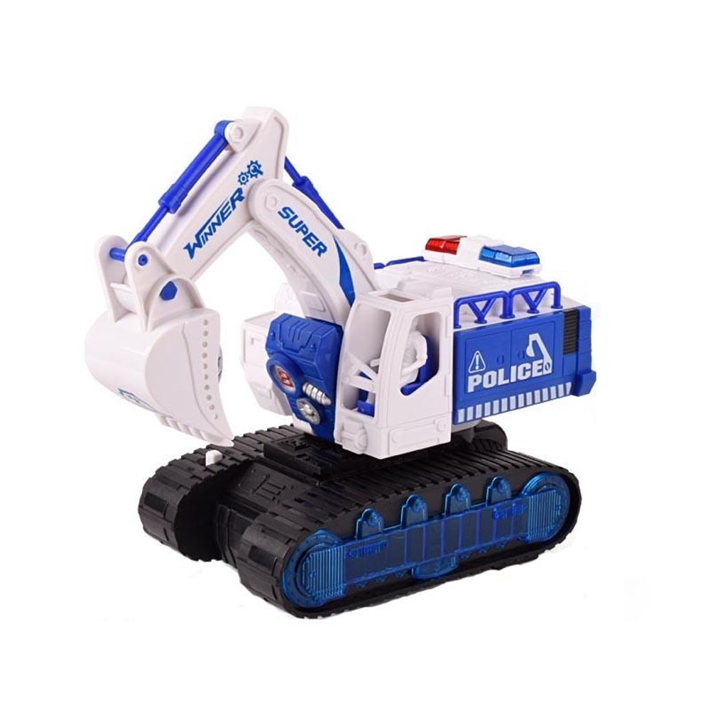 Kids Excavator Toy With Lights And Music Transforming Construction Toy Truck For Toddlers 2