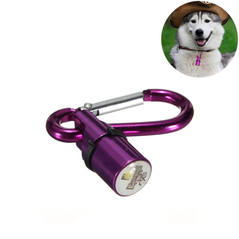 LED Dog Collar Light Blinking Pendant for Night Safety