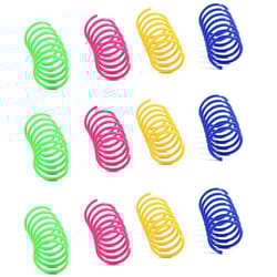 high-bounce interactive cat spring toy set for active play and mental stimulation