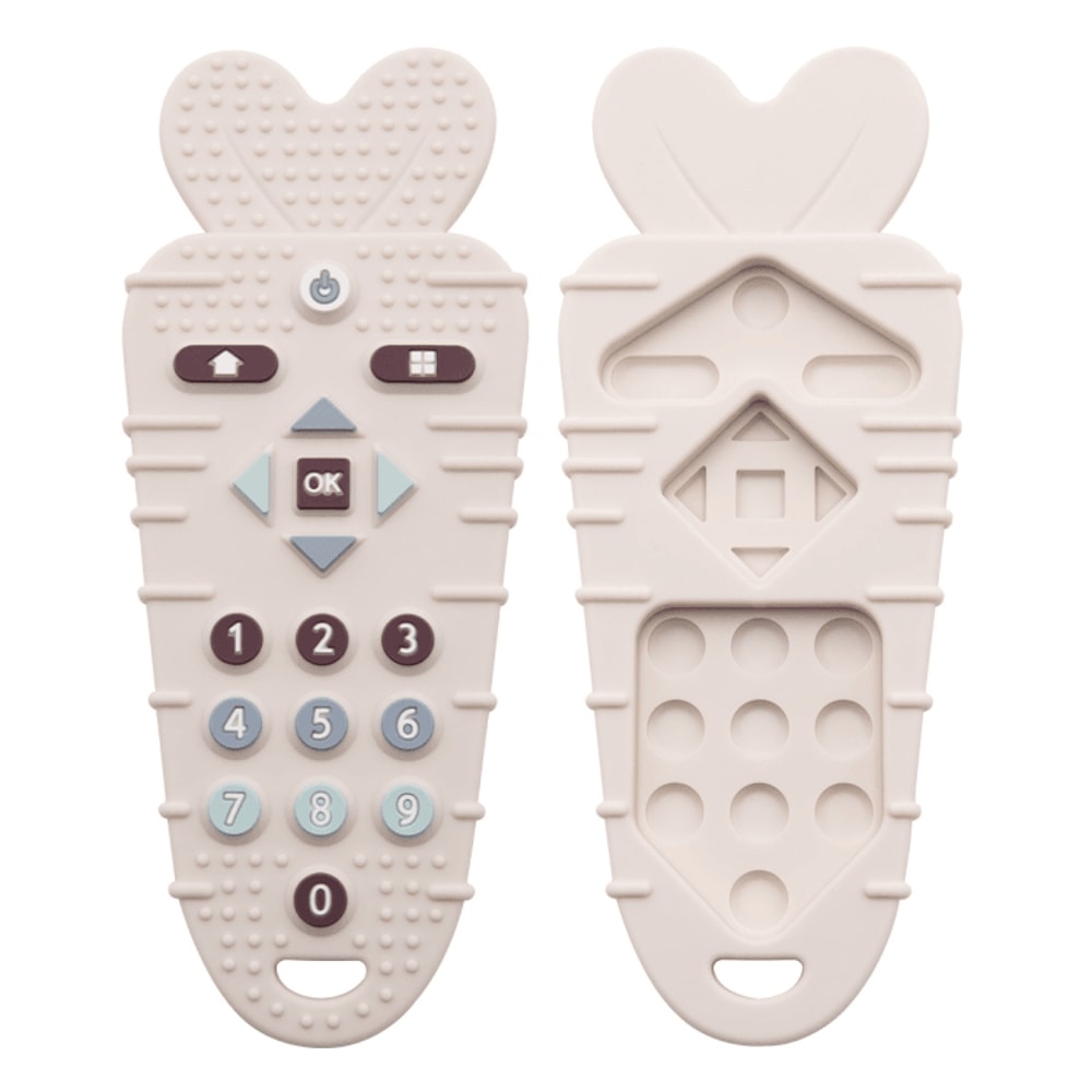 Baby Remote Control Teether Toy Silicone Teething Toy For Babies Anti Hand Chewing Soothing Teether 8